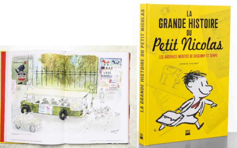 La Grande Histoire du Petit Nicolas – Les archives inédites de Goscinny et Sempé, par Aymar du Chatenet.